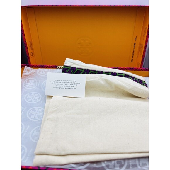Tory Burch Good Luck Herringbone Trainer Sneakers US 7.5 $328 New in box - Picture 3 of 5